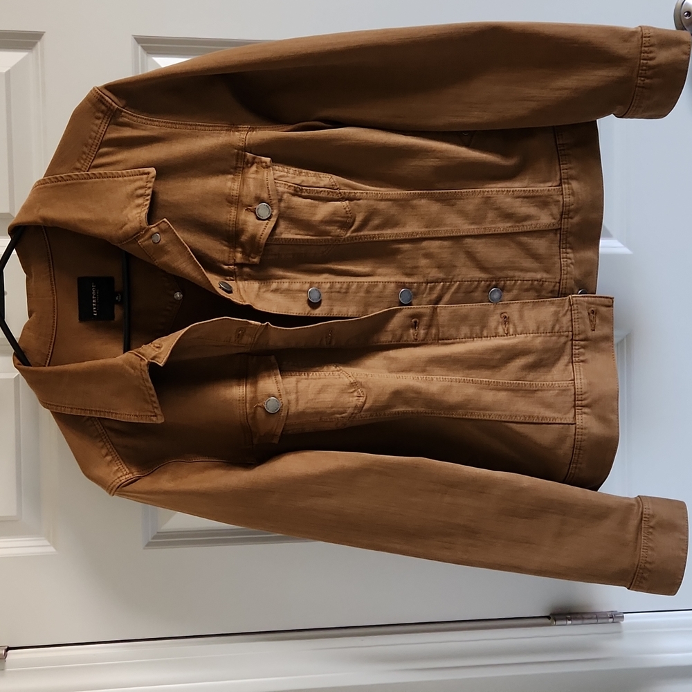 Liverpool Denium cognac jacket xl